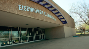 front of eisenhower elementary school