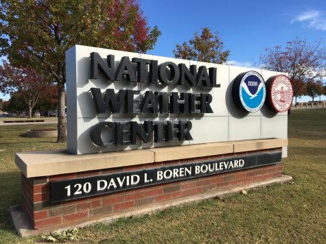 The National Weather Center is located on David L. Boren Boulevard and includes an auditorium named after the President.