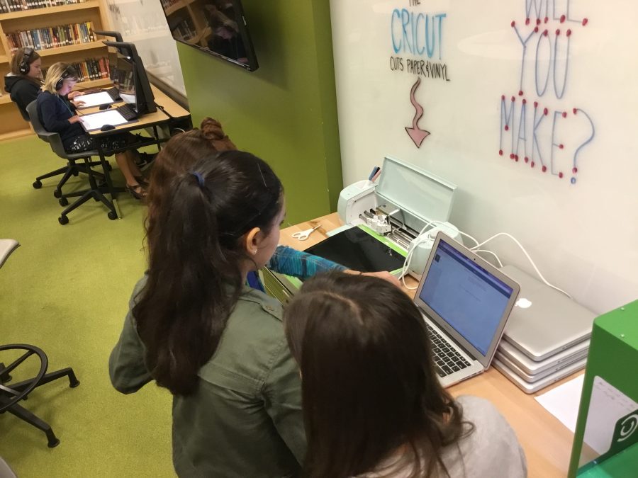 Students work in a maker space as part of a study being done by Norman Public Schools and researchers at the University of Oklahoma. Photo provided by Lee Nelson