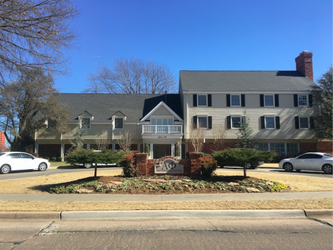 OU's Panhellenic chapter Alpha Phi sits on Oklahoma's college avenue.