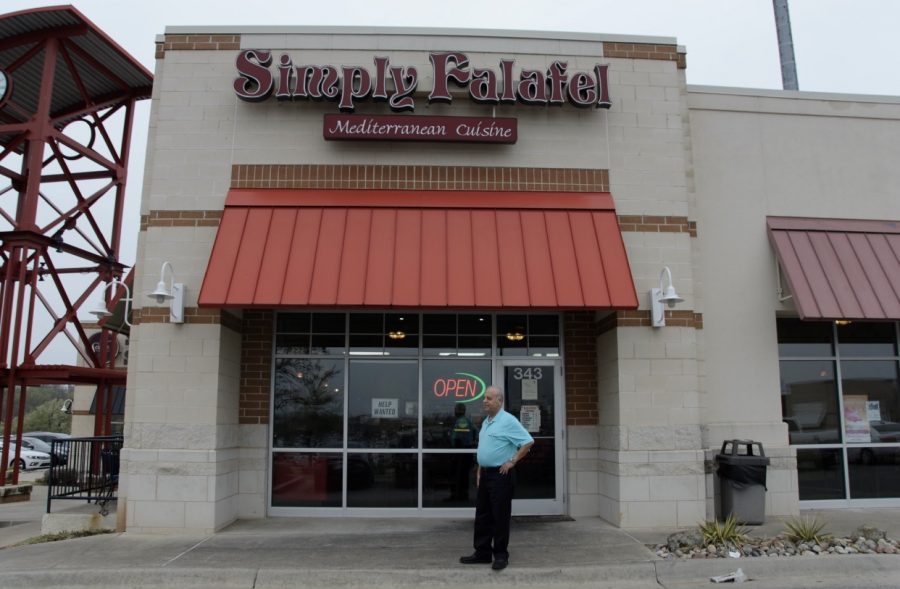 Magid Assaleh stands outside of his restaurant Simply Falafel in Edmond on Wednesday. Assaleh strives to bring healthy, authentic Mediterranean cuisine to Oklahomans. / Jackson Sharp