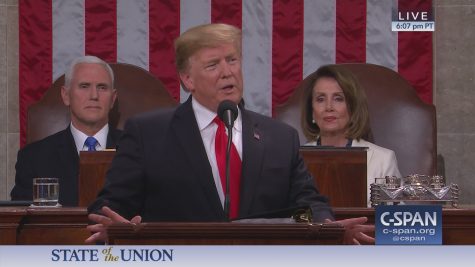 President Trump in the 2019 State of the Union address (C-Span)