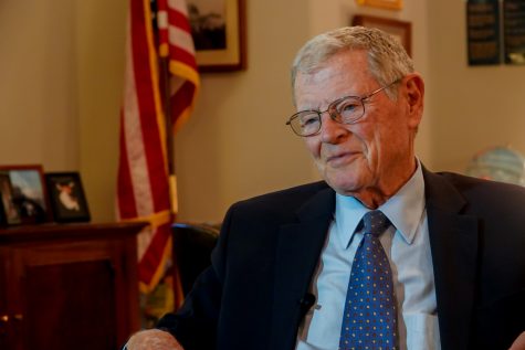 Sen. Inhofe flies plane upside-down, announcing he is still fit for reelection