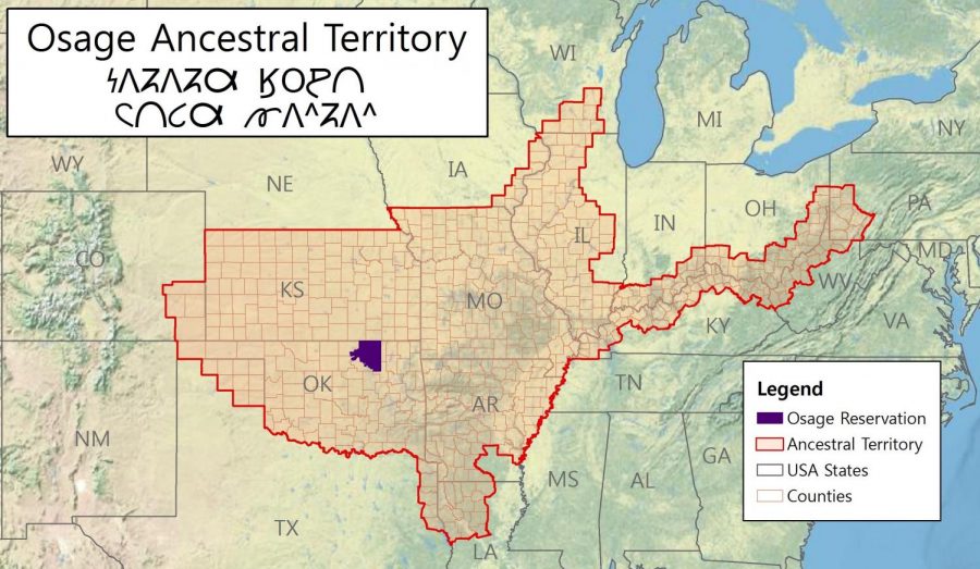 Osage Nation maintains the only remaining reservation of tribal territory in Oklahoma. Headquarters for the government is centered in Pawhuska. (Photo Credit U.S. National Park Service, U.S. Dept. of Commerce, U.S. Census Bureau)