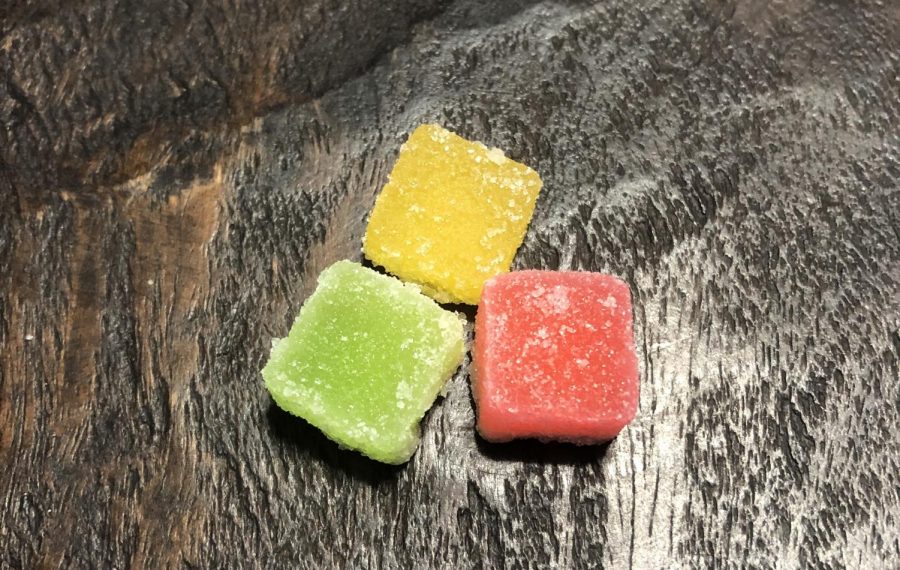 Edibles+made+from+low+THC+strains+of+cannabis%2C+such+as+these+gummies%2C+are+typically+recommended+for+patients+over+65+who+are+not+accustomed+to+smoking.+Photo+courtesy+of+Lawrence+Cagigal.
