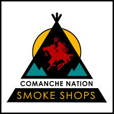 The Comanche Nation Smoke Shop logo.  Gaylord News photo courtesy of the Comanche Nation Smoke Shop Facebook page.