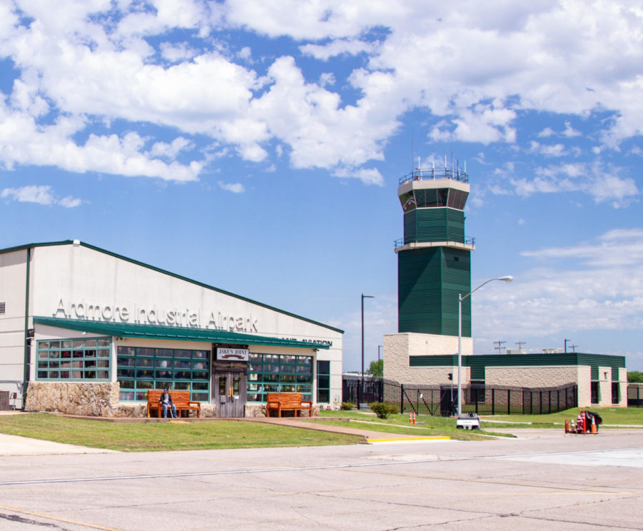 Makes Joint Restaurant and the RVA Inc. Control Tower in the background at the Ardmore Industrial Airpark. Ardmore Industrial Airpark Jake’s Joint Restaurant and RVA, Inc. Control Tower  Photo Courtesy of Ardmore Industrial Airpark