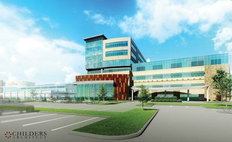 An artist’s rendering of the new Cherokee Nation hospital, announced in December, which will replace the 40-year-old W.W. Hastings Hospital in Tahlequah. Under revisions to the Buy Indian Act, the IHS and BIA were required to create a uniform approach to procurement procedures. The act also has been expanded to all construction, including construction of healthcare facilities.  Photo provided by Cherokee Nation.