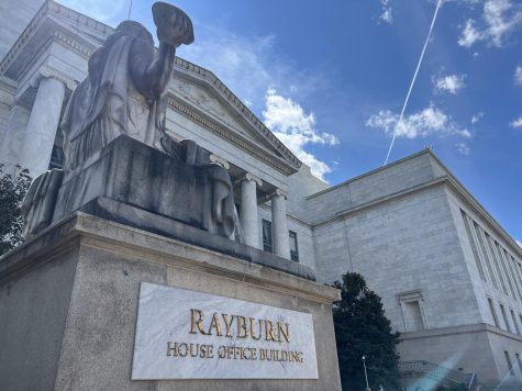 Rayburn House Office Building in D.C. where Dr. Hott attended a committee hearing Mar. 29 to discuss challenges faced by rural communities in the U.S. 
(Gaylord News photo/Gabriela Tumani)