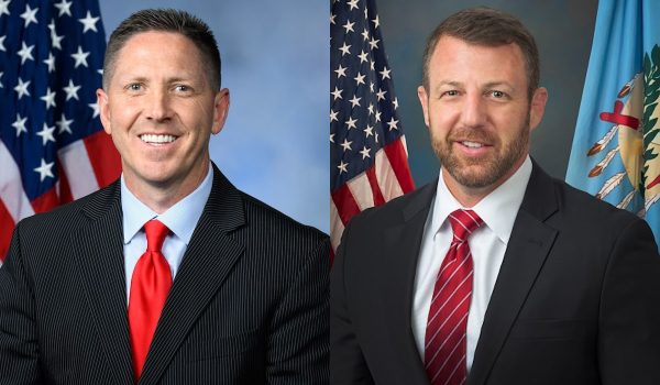 Sen. Markwayne Mullin and Rep. Josh Brecheen were among the first of Oklahoma’s delegation to voice their disapproval with the current state of Lankford’s border package.