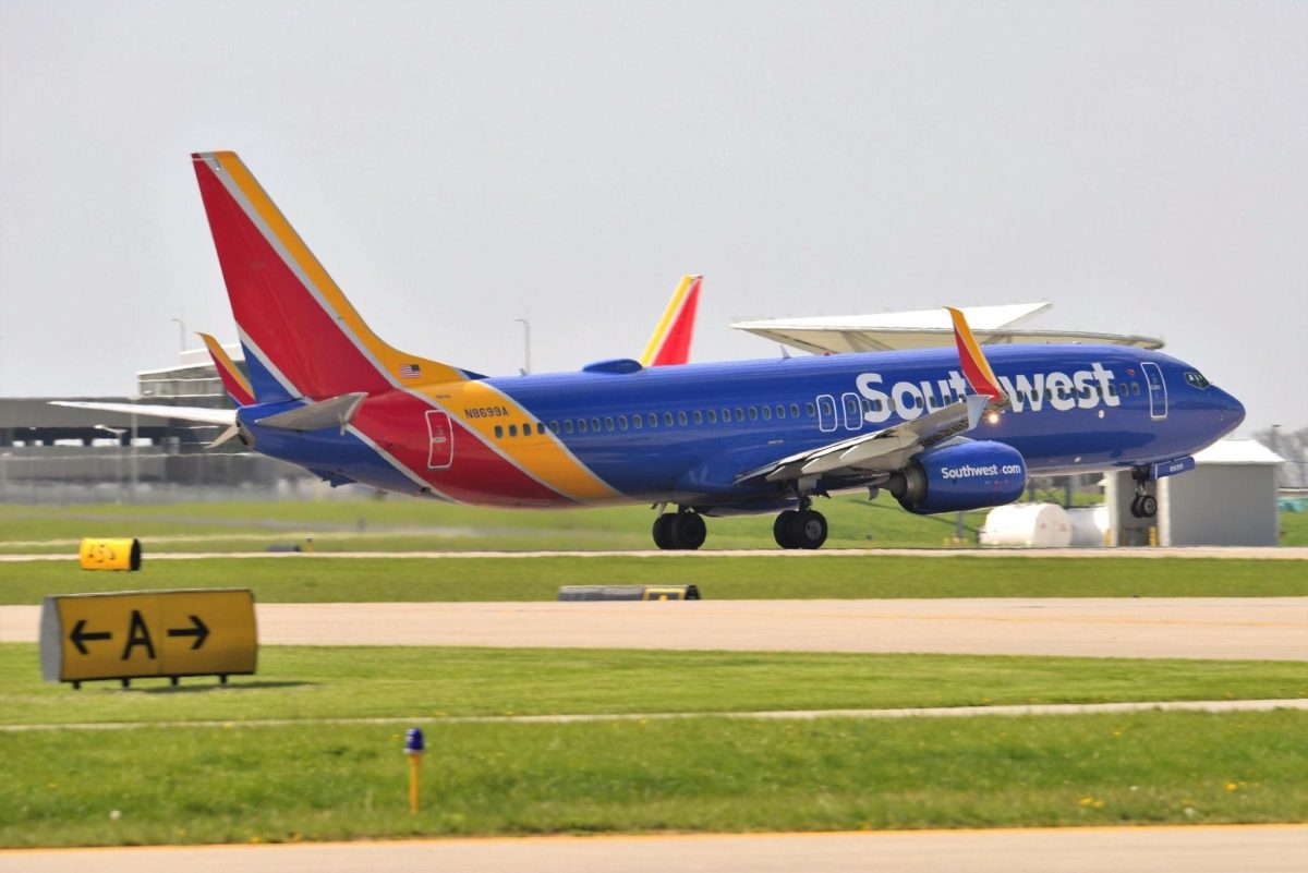 Southwest Boeing 737-800 at Indianapolis International Airport in May 2020/
John Giambone