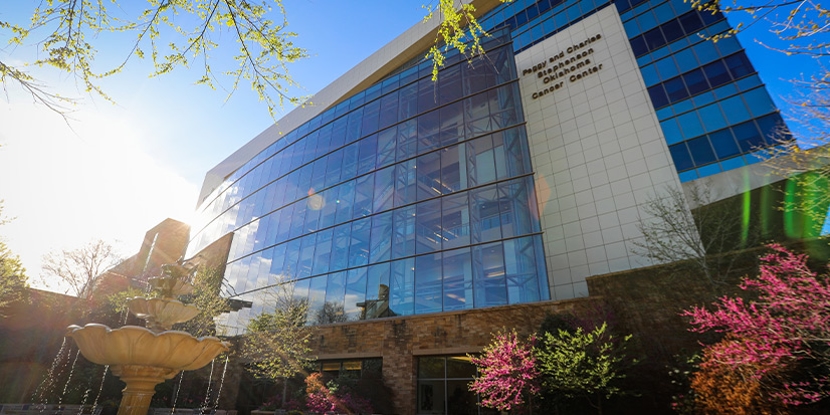 University of Oklahoma’s Stephenson Cancer Center at the Health Science Center in Oklahoma City.  Photo provided by OU.