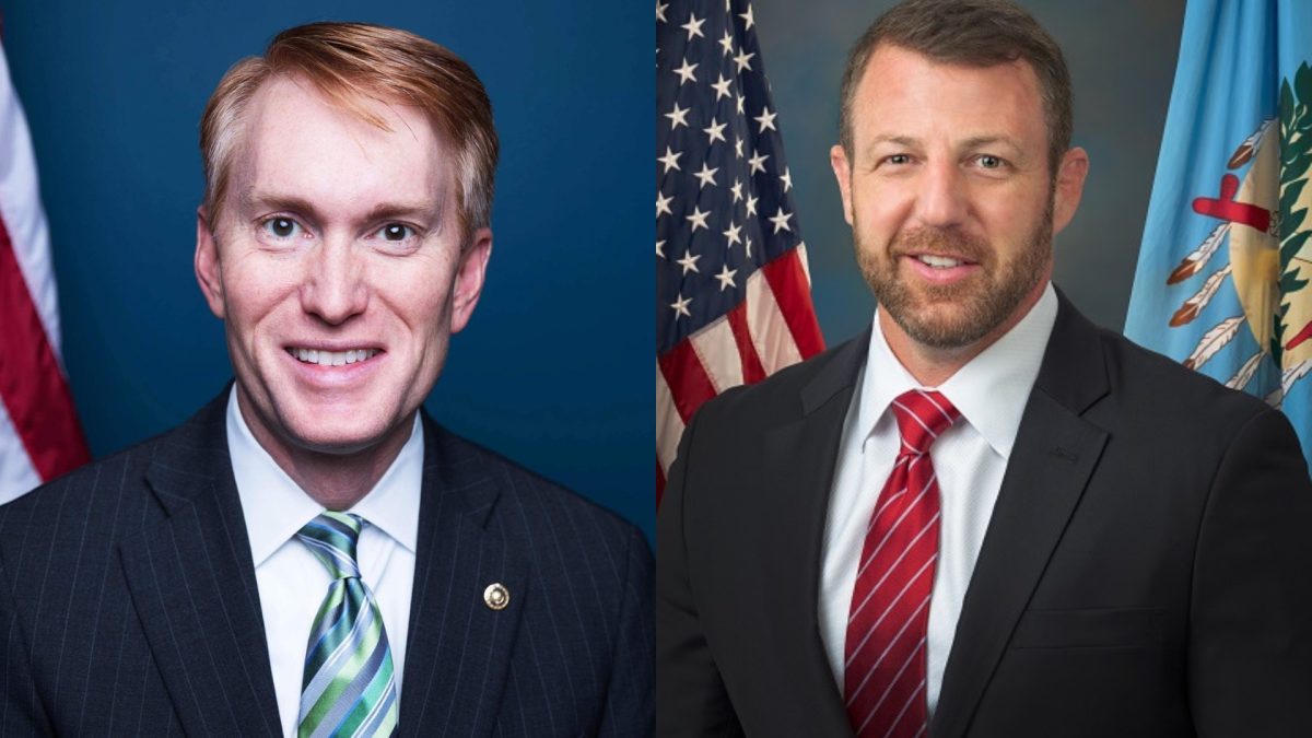 Senator James Lankford (R-Oklahoma City) and Senator Markwayne Mullin (R-Westville)