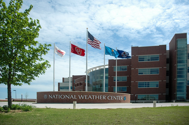 The National Weather Center in Norman, Oklahoma. /NOAA