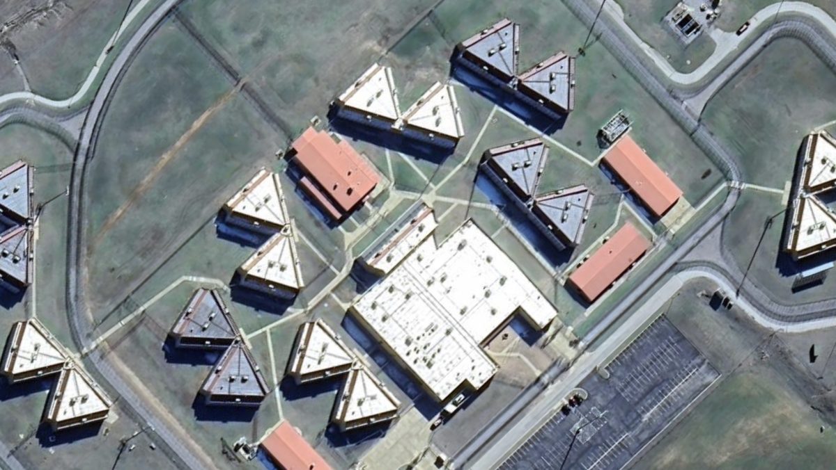Aerial view of the Watonga ICE facility pre-renovations.